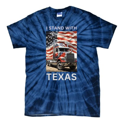 Border Crisis I Stand With Texas Tie-Dye T-Shirt