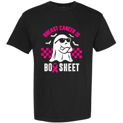 Breast Cancer Is Boo Sheet Halloween Awareness Breast Cancer Garment-Dyed Heavyweight T-Shirt