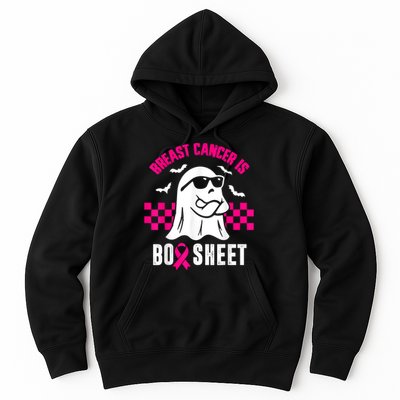 Breast Cancer Is Boo Sheet Halloween Awareness Breast Cancer Hoodie