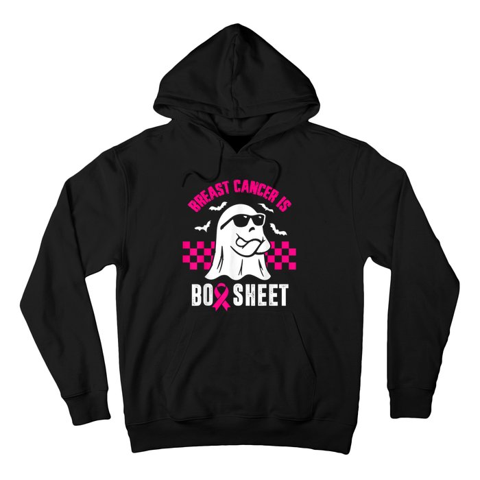 Breast Cancer Is Boo Sheet Halloween Awareness Breast Cancer Hoodie