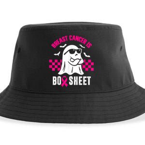 Breast Cancer Is Boo Sheet Halloween Awareness Breast Cancer Sustainable Bucket Hat