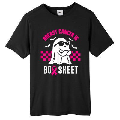 Breast Cancer Is Boo Sheet Halloween Awareness Breast Cancer Tall Fusion ChromaSoft Performance T-Shirt