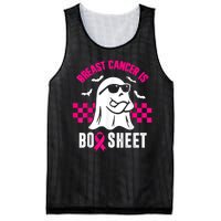 Breast Cancer Is Boo Sheet Halloween Awareness Breast Cancer Mesh Reversible Basketball Jersey Tank