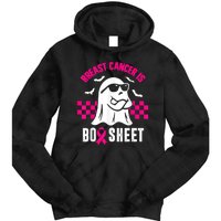 Breast Cancer Is Boo Sheet Halloween Awareness Breast Cancer Tie Dye Hoodie