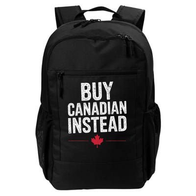 Buy Canadian Instead Maple Leaf Patriotic Pro Canada Daily Commute Backpack