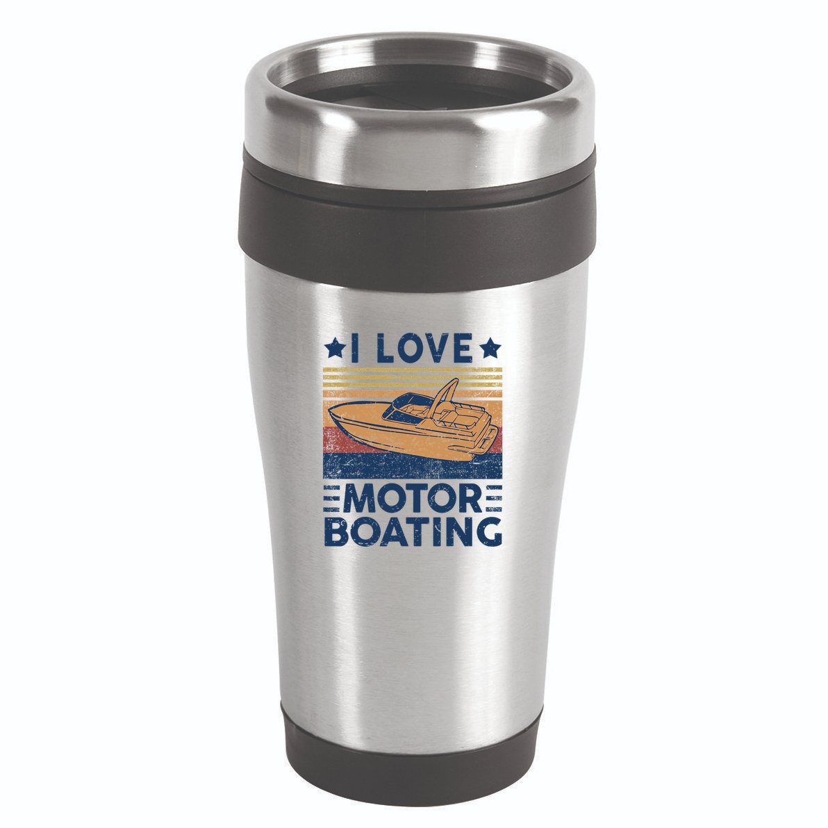 Boat Captain I Love Motorboating Motorboating 16oz Travel Tumbler