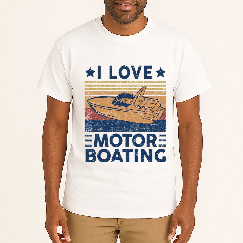 Boat Captain I Love Motorboating Motorboating Tall T-Shirt