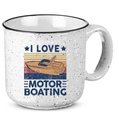 Boat Captain I Love Motorboating Motorboating 15oz Campfire Ceramic Mug