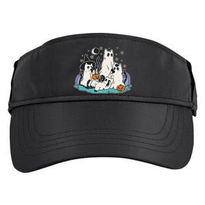 Black Cats In Ghost Costume Cute Halloween Adult Drive Performance Visor