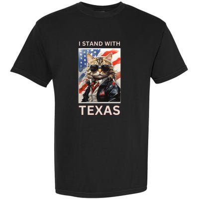 Border Crisis I Stand With Texas Garment-Dyed Heavyweight T-Shirt