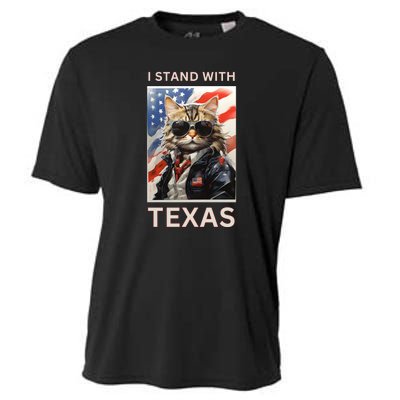 Border Crisis I Stand With Texas Cooling Performance Crew T-Shirt