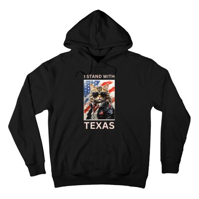 Border Crisis I Stand With Texas Hoodie