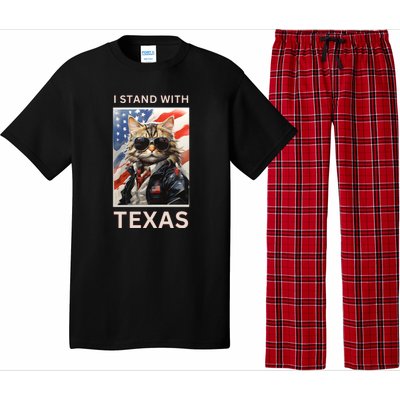 Border Crisis I Stand With Texas Pajama Set