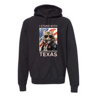 Border Crisis I Stand With Texas Premium Hoodie