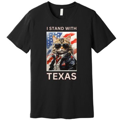 Border Crisis I Stand With Texas Premium T-Shirt