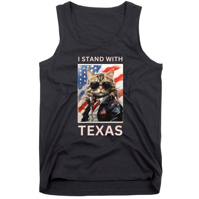 Border Crisis I Stand With Texas Tank Top