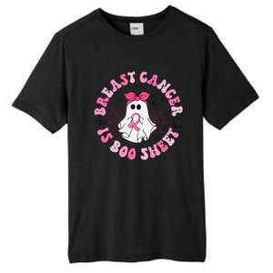 Breast Cancer Is Boo Sheet Pin.K Ghost Witch Halloween Women Tall Fusion ChromaSoft Performance T-Shirt