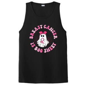 Breast Cancer Is Boo Sheet Pin.K Ghost Witch Halloween Women PosiCharge Competitor Tank