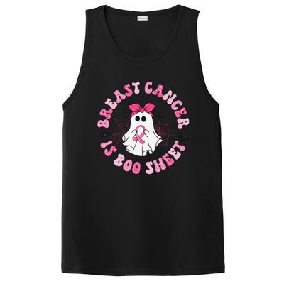 Breast Cancer Is Boo Sheet Pin.K Ghost Witch Halloween Women PosiCharge Competitor Tank