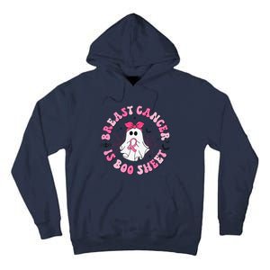 Breast Cancer Is Boo Sheet Pin.K Ghost Witch Halloween Women Tall Hoodie