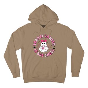 Breast Cancer Is Boo Sheet Pin.K Ghost Witch Halloween Women Hoodie