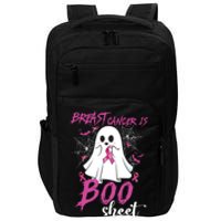 Breast Cancer Is Boo Sheet Halloween Breast Cancer Awareness Impact Tech Backpack