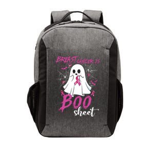 Breast Cancer Is Boo Sheet Halloween Breast Cancer Awareness Vector Backpack