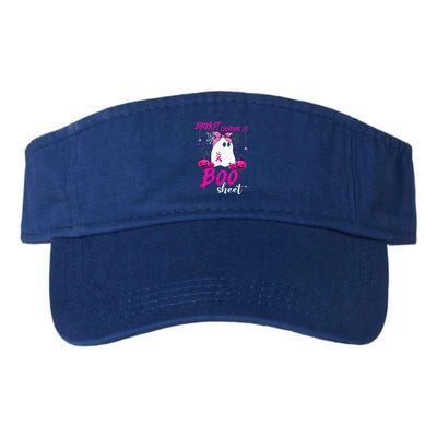 Breast Cancer Is Boo Sheet Breast Cancer Warrior Halloween Valucap Bio-Washed Visor