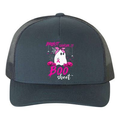 Breast Cancer Is Boo Sheet Breast Cancer Warrior Halloween Yupoong Adult 5-Panel Trucker Hat