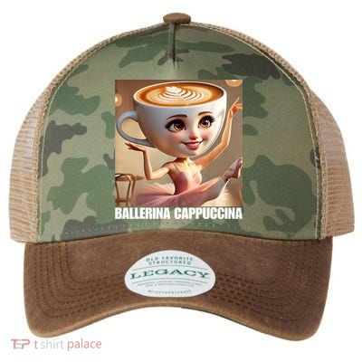 Ballerina Cappuccina - Italian Brainrot Meme  Legacy Tie Dye Trucker Hat
