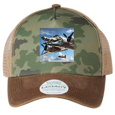 Bombardino Crocodilo - Italian Brainrot Meme  Legacy Tie Dye Trucker Hat