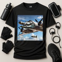 Bombardino Crocodilo - Italian Brainrot Meme  Cooling Performance Crew T-Shirt