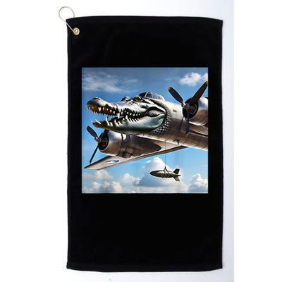 Bombardino Crocodilo - Italian Brainrot Meme  Golf Towel