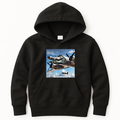 Bombardino Crocodilo - Italian Brainrot Meme  Kids Hoodie