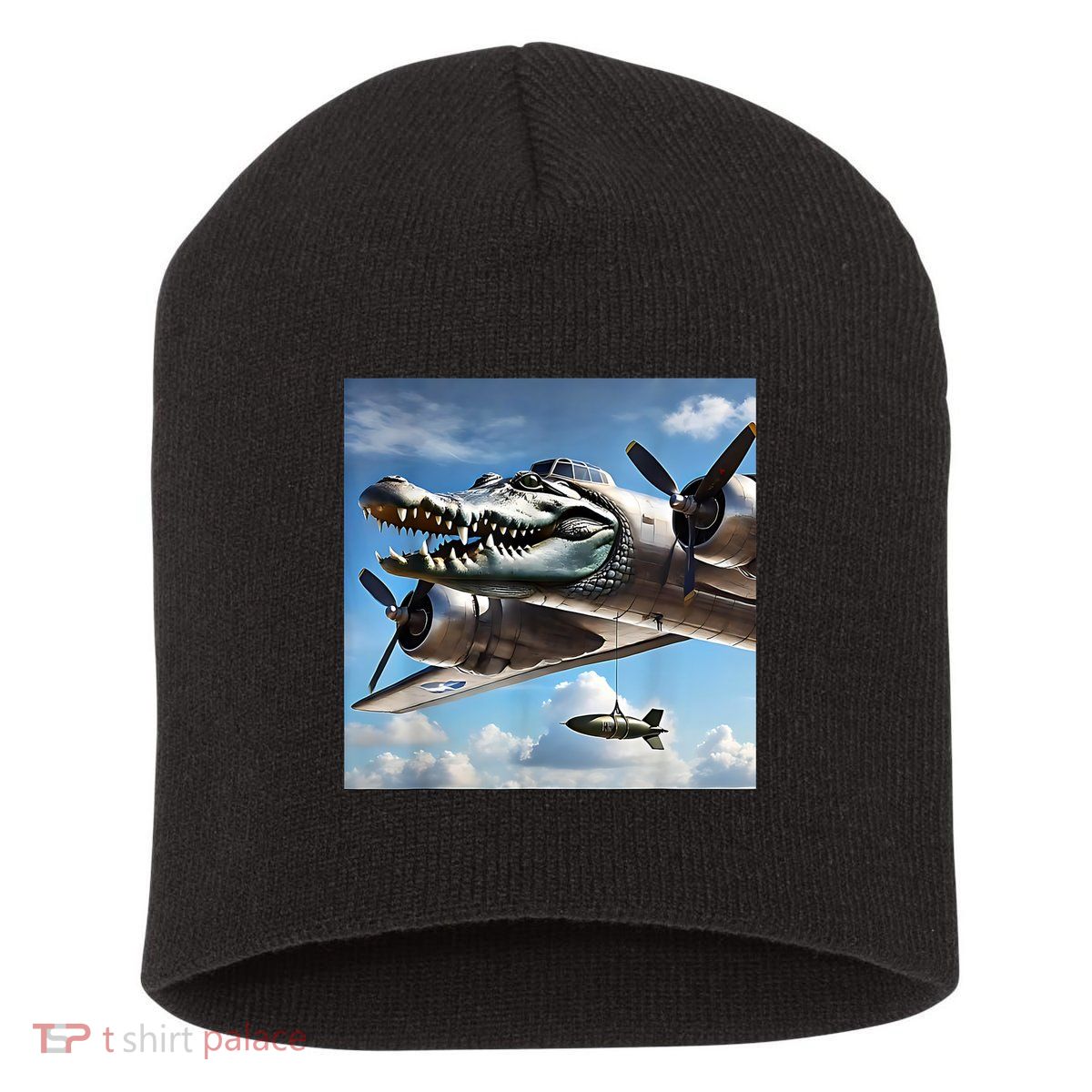 Bombardino Crocodilo - Italian Brainrot Meme  Short Acrylic Beanie