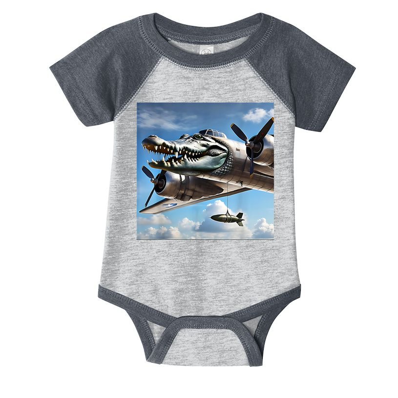 Bombardino Crocodilo - Italian Brainrot Meme  Infant Baby Jersey Bodysuit