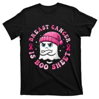 Breast Cancer Is Boo Sheet Retro Halloween Ghost T-Shirt