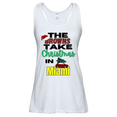 Browns Christmas in Miami  Ladies Essential Flowy Tank