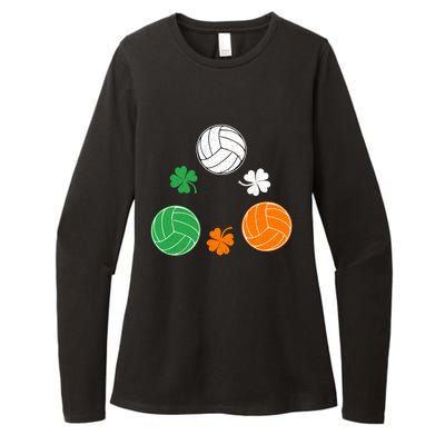 Basketball Clover Irish Flag Costume St Patricks Day Great Gift Womens CVC Long Sleeve Shirt