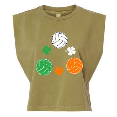 Basketball Clover Irish Flag Costume St Patricks Day Great Gift Garment-Dyed Women's Muscle Tee