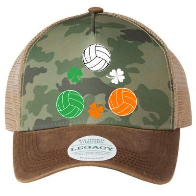 Basketball Clover Irish Flag Costume St Patricks Day Gift Legacy Tie Dye Trucker Hat