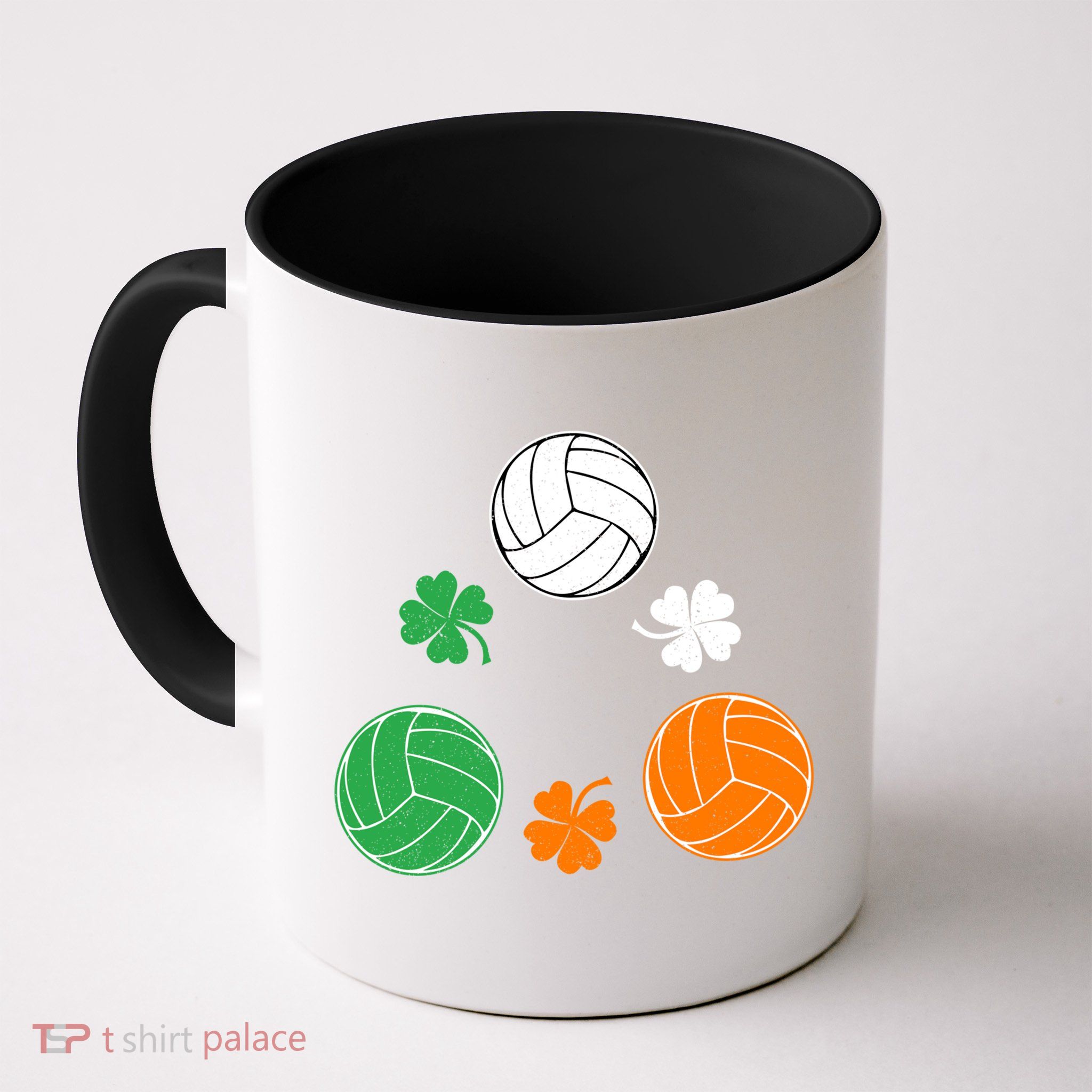 Basketball Clover Irish Flag Costume St Patricks Day Gift Mug