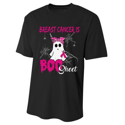 Breast Cancer Is Boo Sheet Ghost Halloween Breast Cancer Performance Sprint T-Shirt