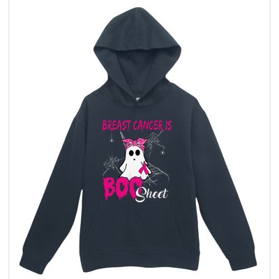 Breast Cancer Is Boo Sheet Ghost Halloween Breast Cancer Urban Pullover Hoodie