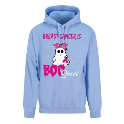 Breast Cancer Is Boo Sheet Ghost Halloween Breast Cancer Unisex Surf Hoodie