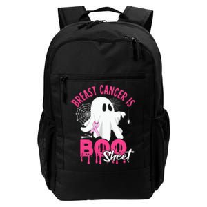 Breast Cancer Is Boo Sheet Halloween Breast Cancer Awareness Daily Commute Backpack