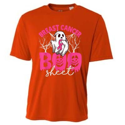 Breast Cancer Is Boo Sheet Breast Cancer Warrior Halloween Cooling Performance Crew T-Shirt