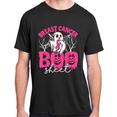 Breast Cancer Is Boo Sheet Breast Cancer Warrior Halloween Adult ChromaSoft Performance T-Shirt