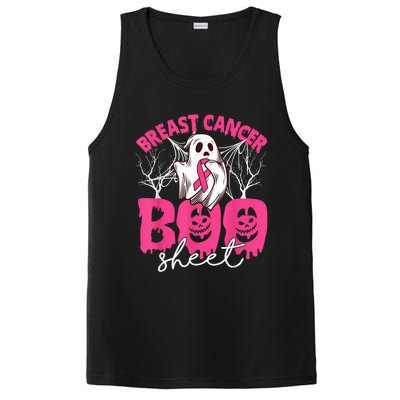 Breast Cancer Is Boo Sheet Breast Cancer Warrior Halloween PosiCharge Competitor Tank