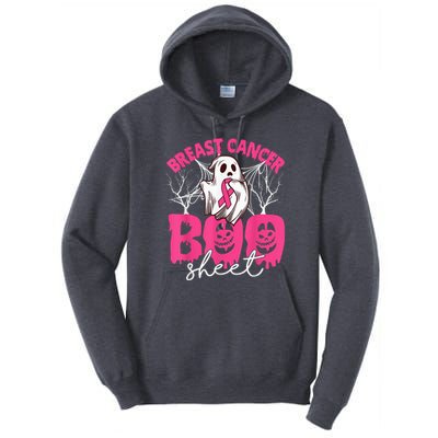 Breast Cancer Is Boo Sheet Breast Cancer Warrior Halloween Tall Hoodie